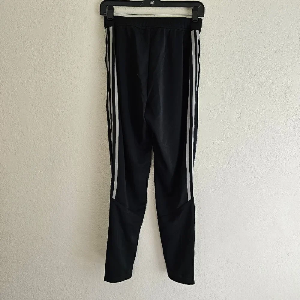 Adidas Messi Track Pants Men's M Soccer Sportswear Black Silver HR4352 Zippers
